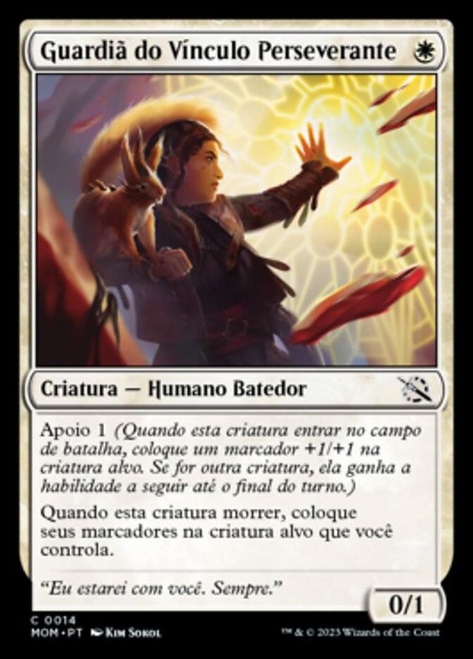 Guardiã do Vínculo Perseverante / Enduring Bondwarden - Magic: The Gathering - MoxLand