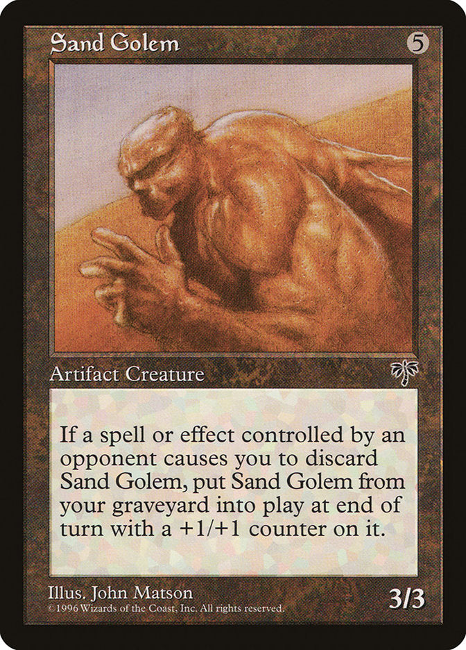 Golem de Areia / Sand Golem - Magic: The Gathering - MoxLand