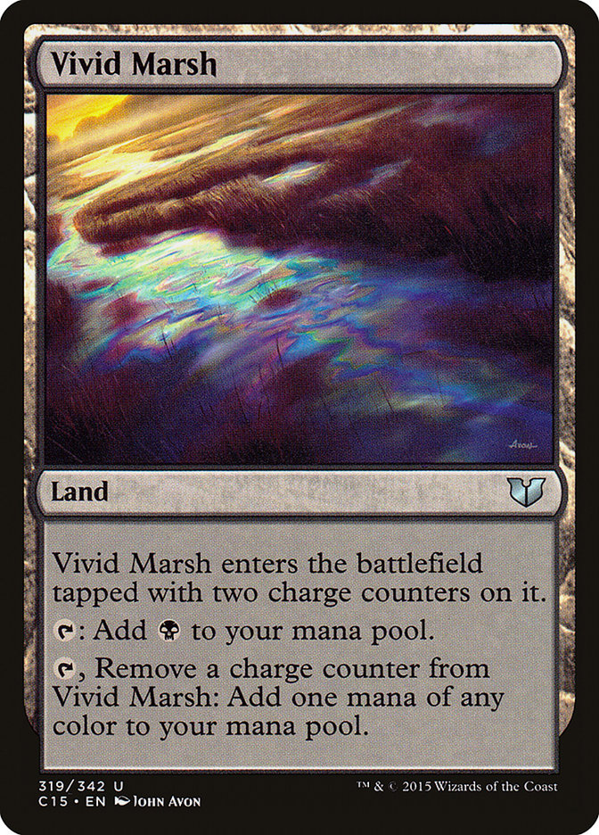 Pântano Vívido / Vivid Marsh - Magic: The Gathering - MoxLand