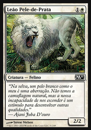 Leão Pele-de-Prata / Silvercoat Lion - Magic: The Gathering - MoxLand