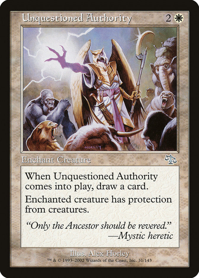 Autoridade Incontestada / Unquestioned Authority - Magic: The Gathering - MoxLand