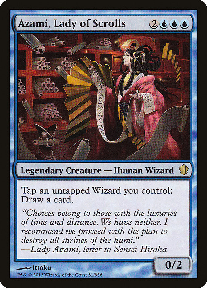 Azami, Dama dos Pergaminhos / Azami, Lady of Scrolls - Magic: The Gathering - MoxLand