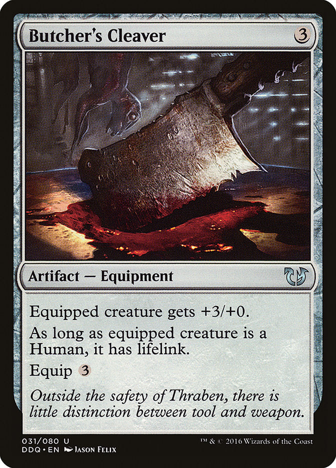 Cutelo de Açougueiro / Butcher's Cleaver - Magic: The Gathering - MoxLand