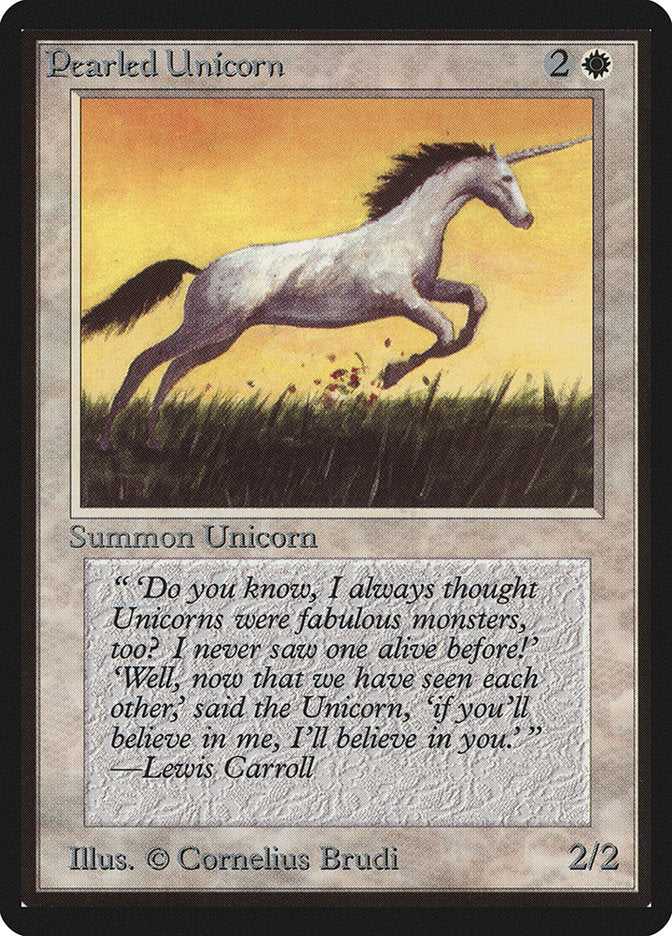 Unicórnio Perolado / Pearled Unicorn - Magic: The Gathering - MoxLand