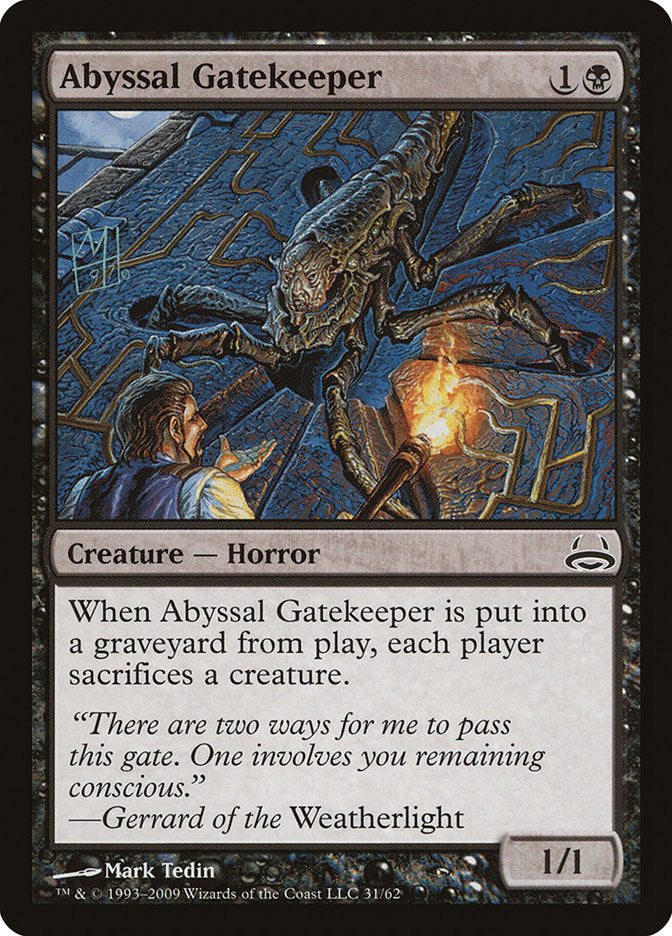 Porteiro Abissal / Abyssal Gatekeeper - Magic: The Gathering - MoxLand