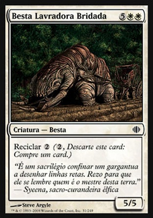 Besta Lavradora Bridada / Yoked Plowbeast - Magic: The Gathering - MoxLand