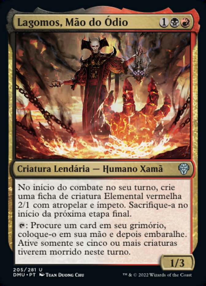 Lagomos, Mão do Ódio / Lagomos, Hand of Hatred - Magic: The Gathering - MoxLand