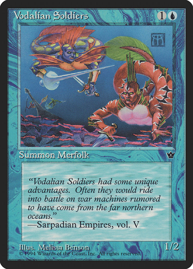 Soldados Vodalianos / Vodalian Soldiers - Magic: The Gathering - MoxLand