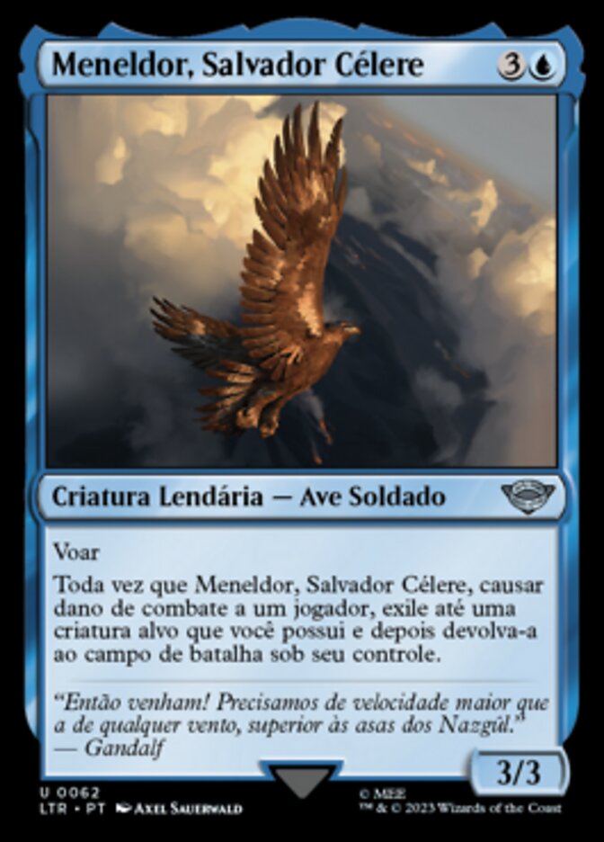 Meneldor, Salvador Célere / Meneldor, Swift Savior - Magic: The Gathering - MoxLand