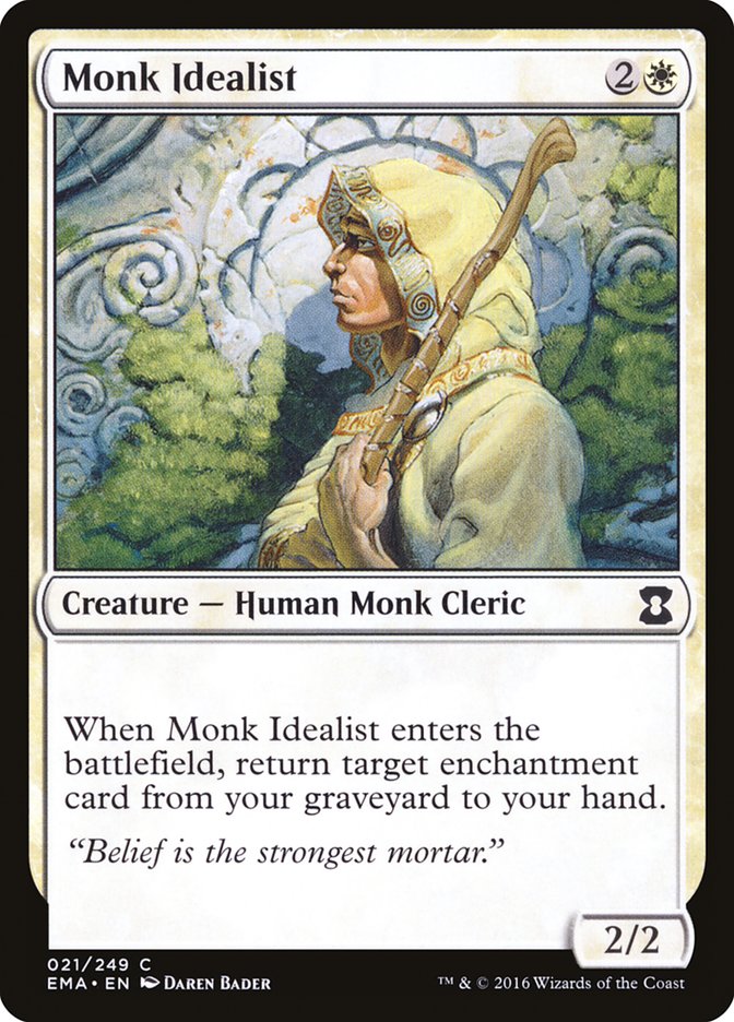 Monge Idealista / Monk Idealist - Magic: The Gathering - MoxLand