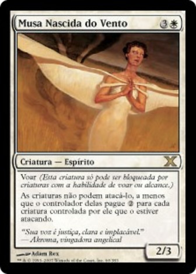 Musa Nascida do Vento / Windborn Muse - Magic: The Gathering - MoxLand