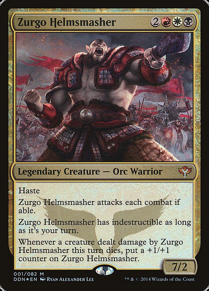 Zurgo Quebra-elmo / Zurgo Helmsmasher - Magic: The Gathering - MoxLand