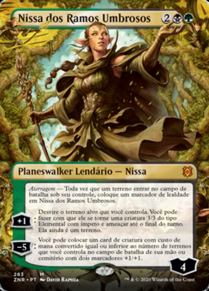 Nissa dos Ramos Umbrosos / Nissa of Shadowed Boughs - Magic: The Gathering - MoxLand