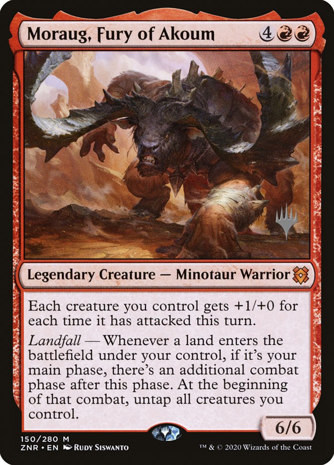 Moraug, Fúria de Akoum / Moraug, Fury of Akoum - Magic: The Gathering - MoxLand