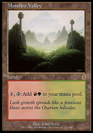 Vale de Mossfire / Mossfire Valley - Magic: The Gathering - MoxLand