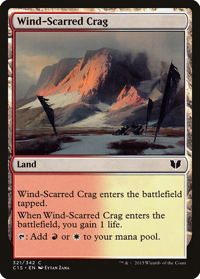 Penhasco Marcado pelo Vento / Wind-Scarred Crag - Magic: The Gathering - MoxLand