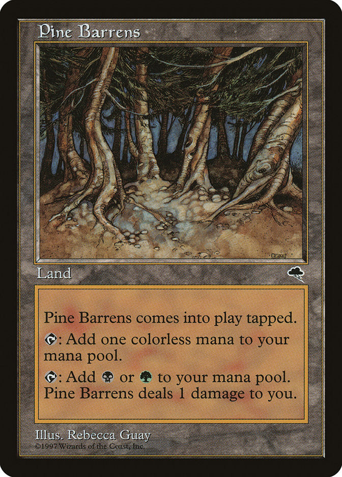 Pinhal Desolado / Pine Barrens - Magic: The Gathering - MoxLand