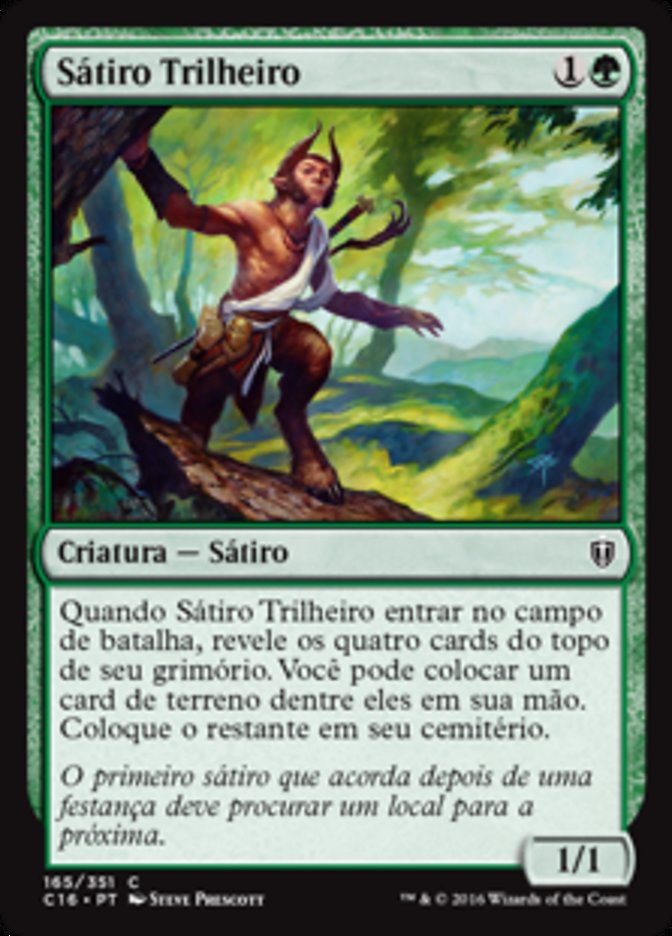 Sátiro Trilheiro / Satyr Wayfinder - Magic: The Gathering - MoxLand