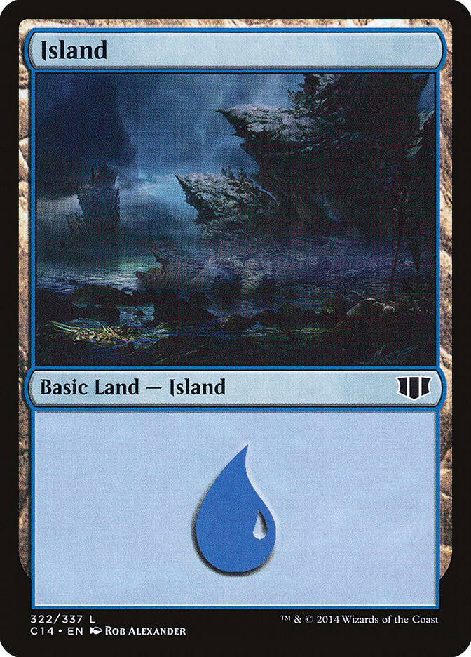 Ilha / Island - Magic: The Gathering - MoxLand