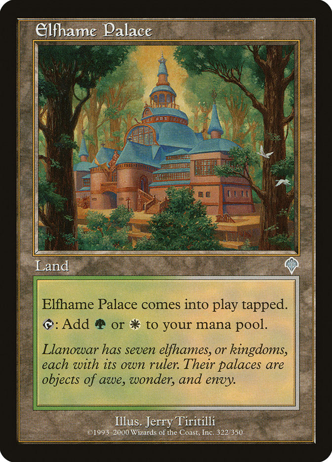 Palácio de Elfilar / Elfhame Palace - Magic: The Gathering - MoxLand