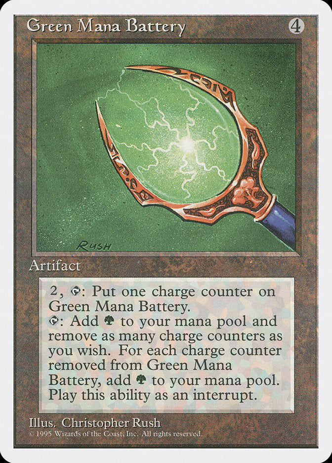 Bateria de Mana Verde / Green Mana Battery - Magic: The Gathering - MoxLand