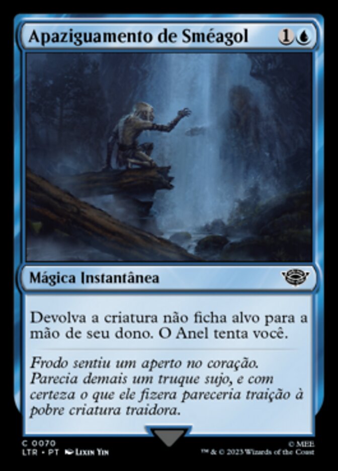 Apaziguamento de Sméagol / Soothing of Sméagol - Magic: The Gathering - MoxLand