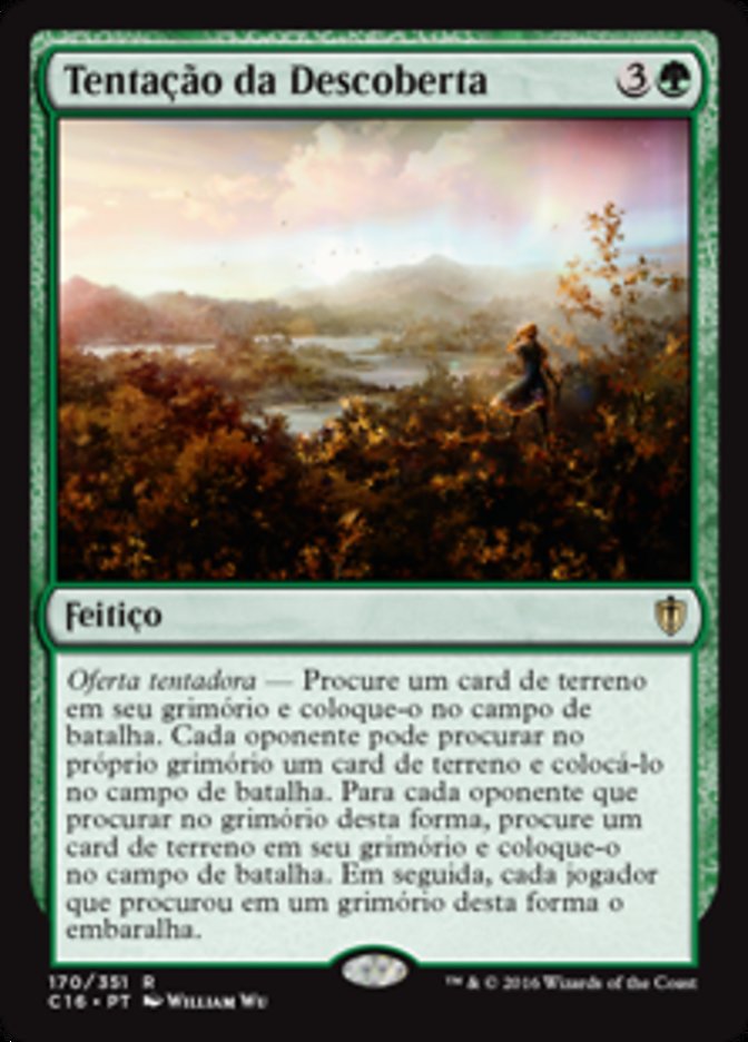 Tentação da Descoberta / Tempt with Discovery - Magic: The Gathering - MoxLand