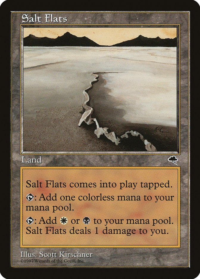 Planura de Sal / Salt Flats - Magic: The Gathering - MoxLand