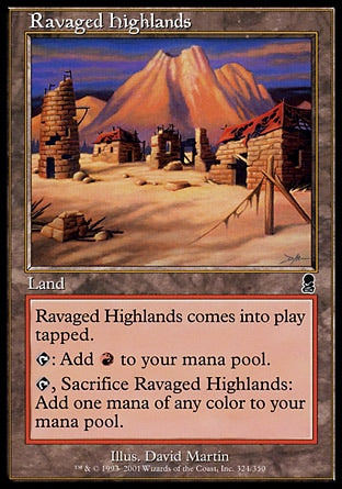 Planalto Devastado / Ravaged Highlands - Magic: The Gathering - MoxLand