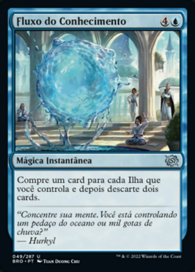 Fluxo do Conhecimento / Flow of Knowledge - Magic: The Gathering - MoxLand