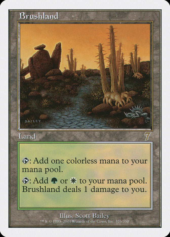 Macegal / Brushland - Magic: The Gathering - MoxLand