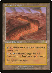 Ravina de Shiv / Shivan Gorge - Magic: The Gathering - MoxLand