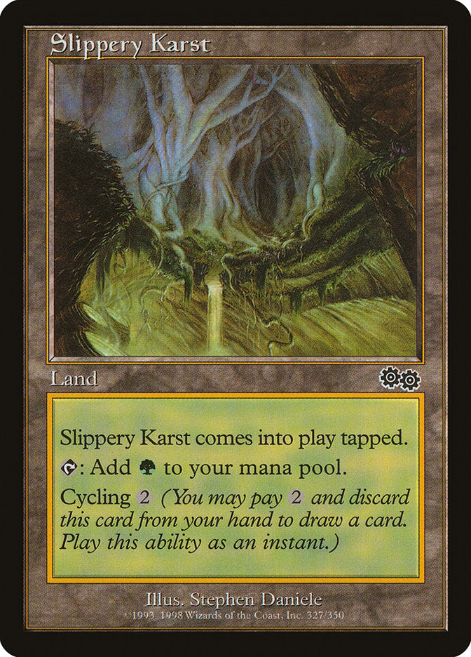 Carste Escorregadio / Slippery Karst - Magic: The Gathering - MoxLand