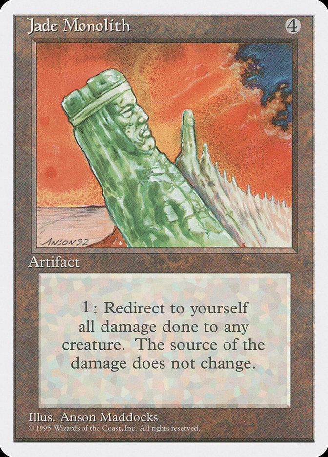 Monolito de Jade / Jade Monolith - Magic: The Gathering - MoxLand