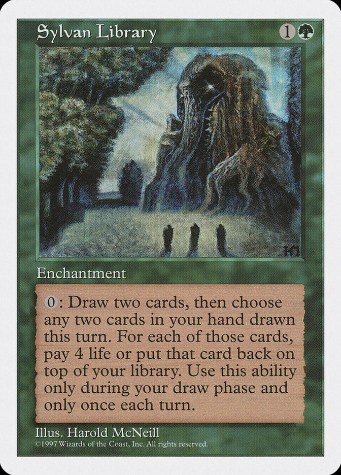 Grimório Silvestre / Sylvan Library - Magic: The Gathering - MoxLand