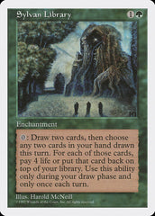 Grimório Silvestre / Sylvan Library - Magic: The Gathering - MoxLand