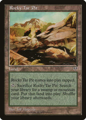 Poço de Piche Rochoso / Rocky Tar Pit - Magic: The Gathering - MoxLand