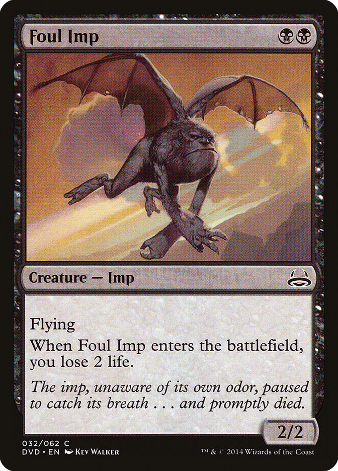 Diabrete Abominável / Foul Imp - Magic: The Gathering - MoxLand