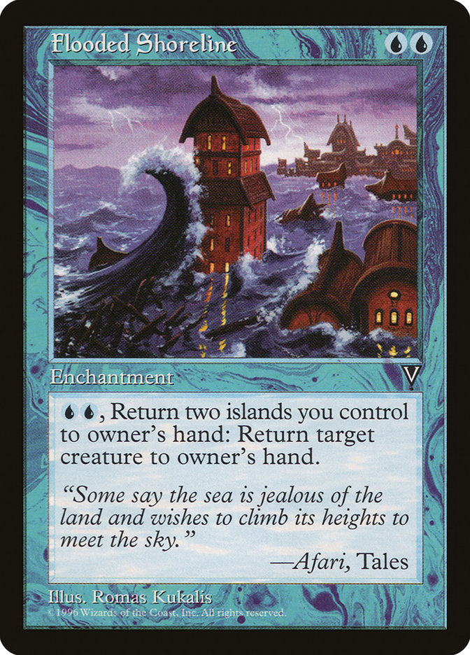 Orla Inundada / Flooded Shoreline - Magic: The Gathering - MoxLand