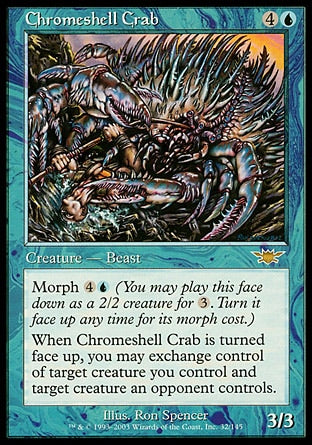 Caranguejo de Carapaça Cromada / Chromeshell Crab - Magic: The Gathering - MoxLand