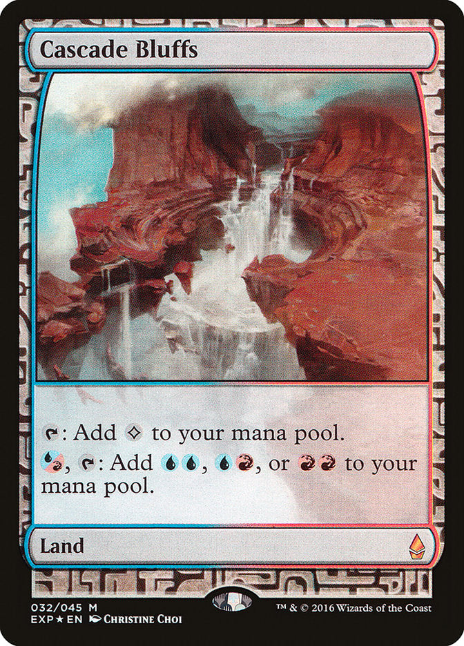 Ribanceiras da Cascata / Cascade Bluffs - Magic: The Gathering - MoxLand