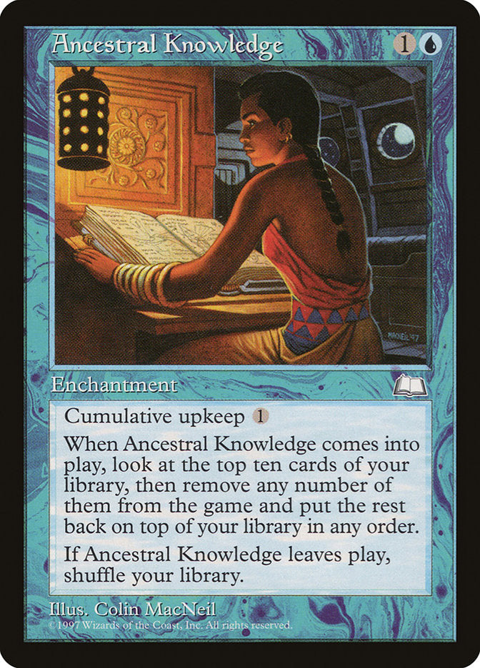 Conhecimento Ancestral / Ancestral Knowledge - Magic: The Gathering - MoxLand