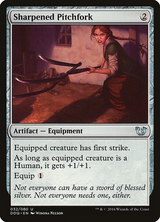 Ancinho Afiado / Sharpened Pitchfork - Magic: The Gathering - MoxLand