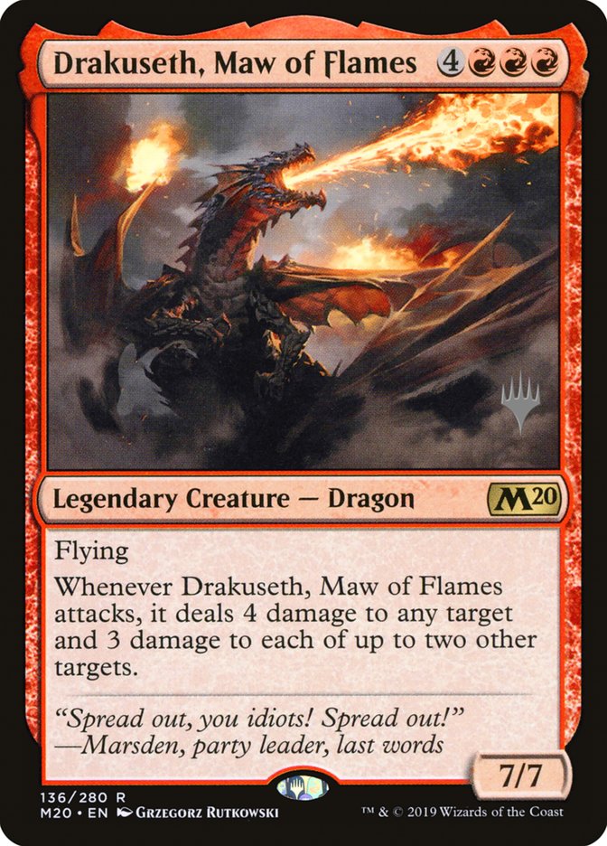 Drakuseth, Gorja das Chamas / Drakuseth, Maw of Flames - Magic: The Gathering - MoxLand