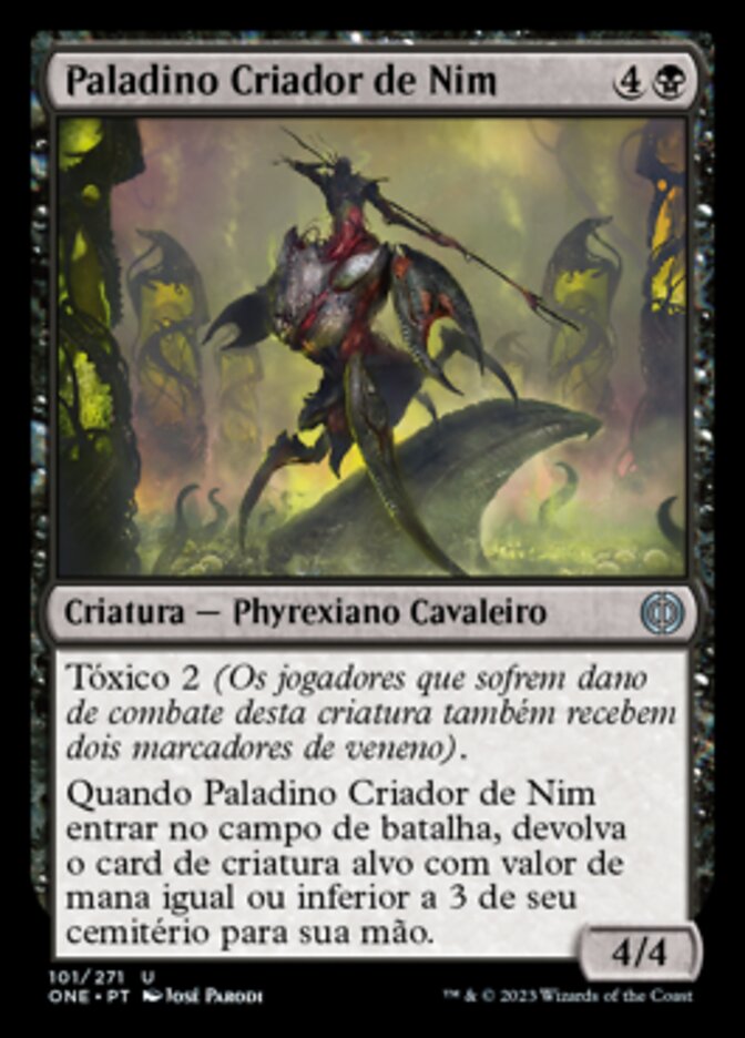 Paladino Criador de Nim / Nimraiser Paladin - Magic: The Gathering - MoxLand