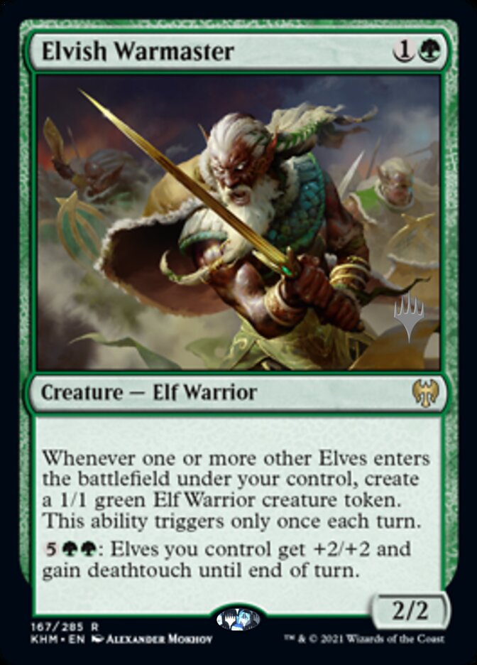 Mestre de Guerra Elfo / Elvish Warmaster - Magic: The Gathering - MoxLand