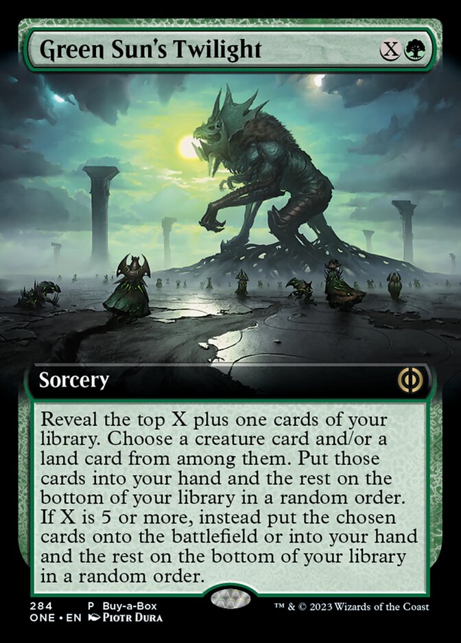 Crepúsculo do Sol Verde / Green Sun's Twilight - Magic: The Gathering - MoxLand