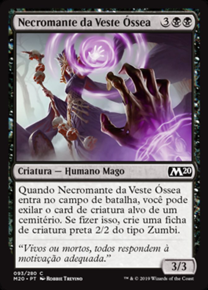 Necromante da Veste Óssea / Boneclad Necromancer - Magic: The Gathering - MoxLand