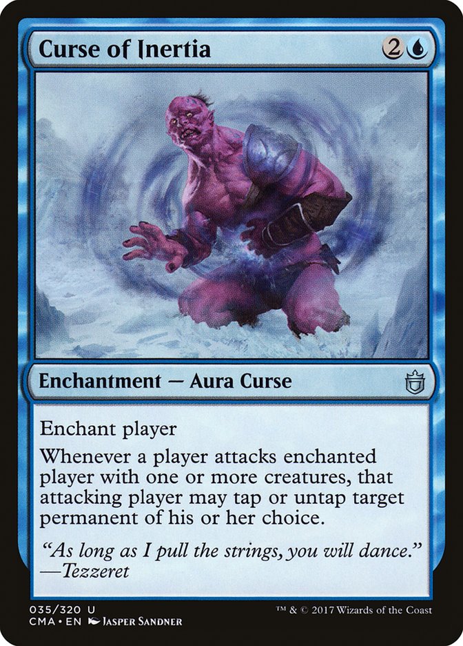 Curse of Inertia / Curse of Inertia - Magic: The Gathering - MoxLand