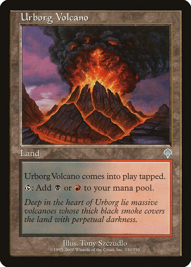 Vulcão de Urborg / Urborg Volcano - Magic: The Gathering - MoxLand